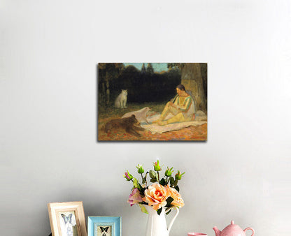 The Flute Player - by Edwin Willard Deming