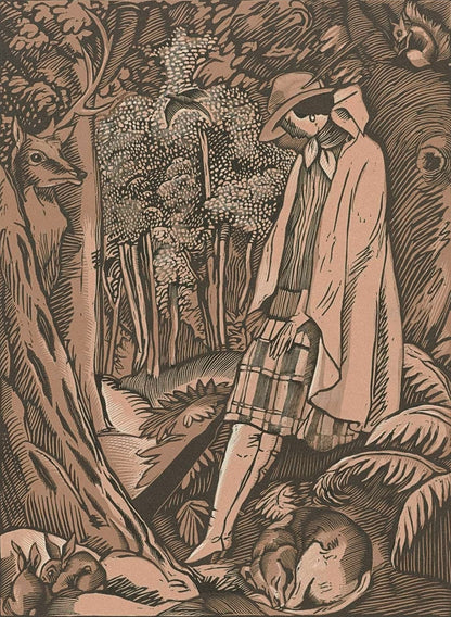 Modes et Manières d'Aujourd'hui, 1922, Pl. 6 : La Chasseresse - by Fernand Siméon