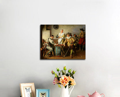 Card Players - by Eduard Charlemont