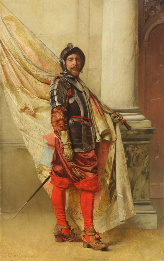 Flag bearer - by Eduard Charlemont