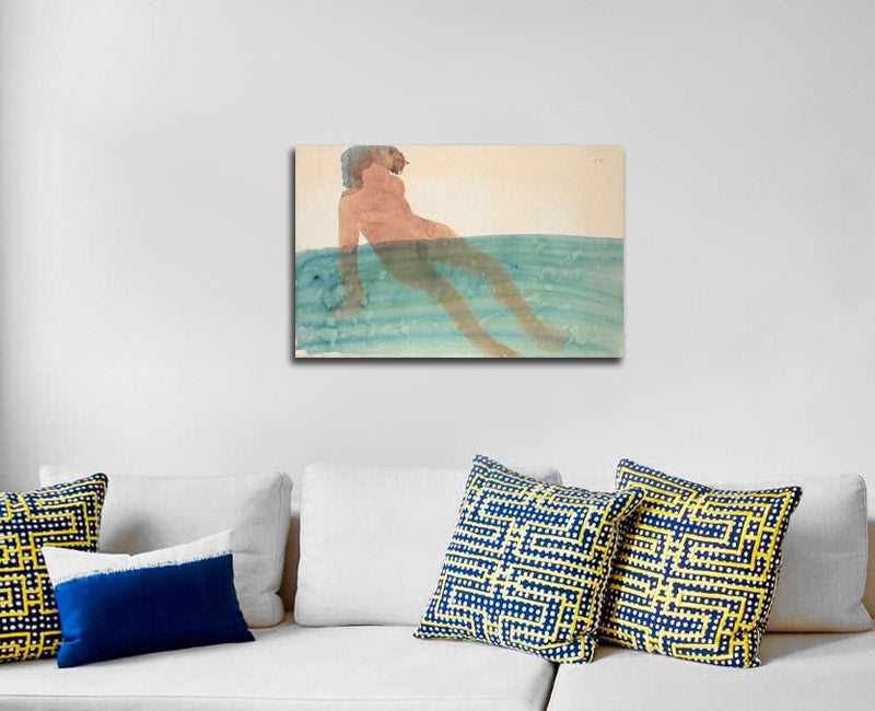 Bathing Woman - by Auguste Rodin