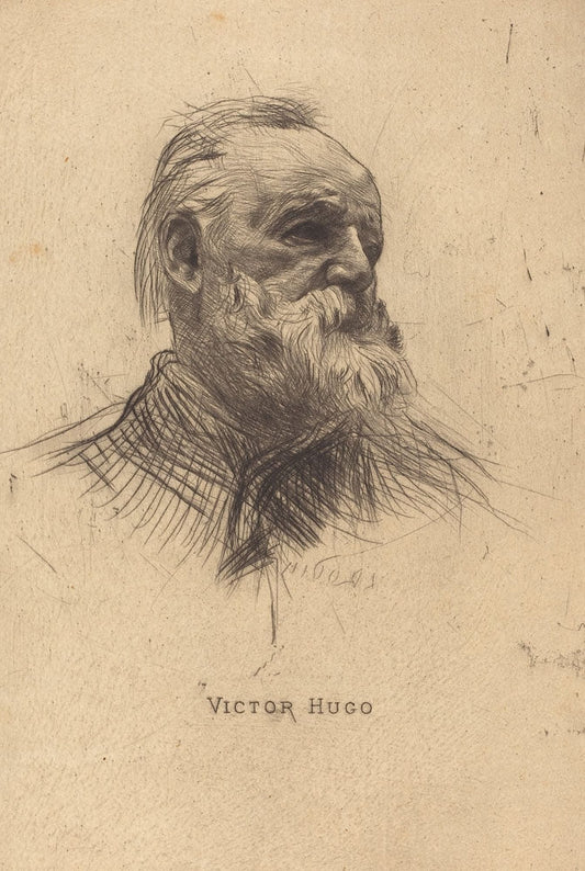 Victor Hugo, De Trois Quarts - by Auguste Rodin