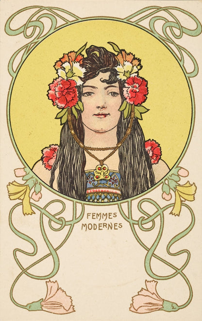 FEMMES MODERNES - by Alphonse Mucha