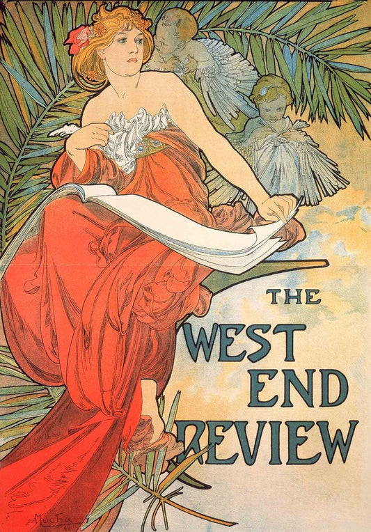 The West End Review - by Alphonse Mucha