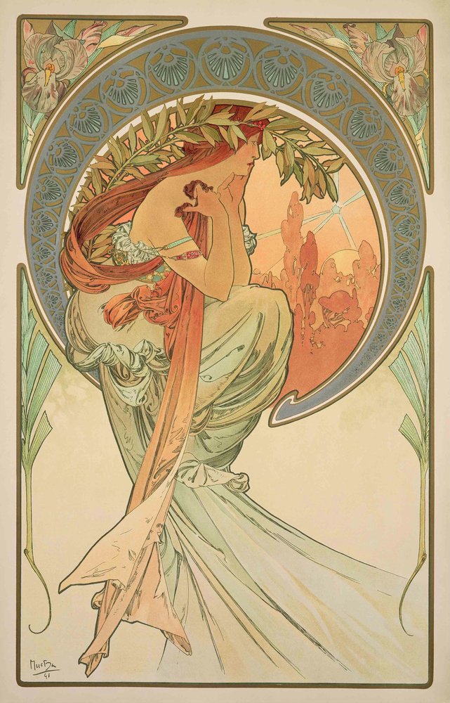 As Artes - Poesia - by Alphonse Mucha