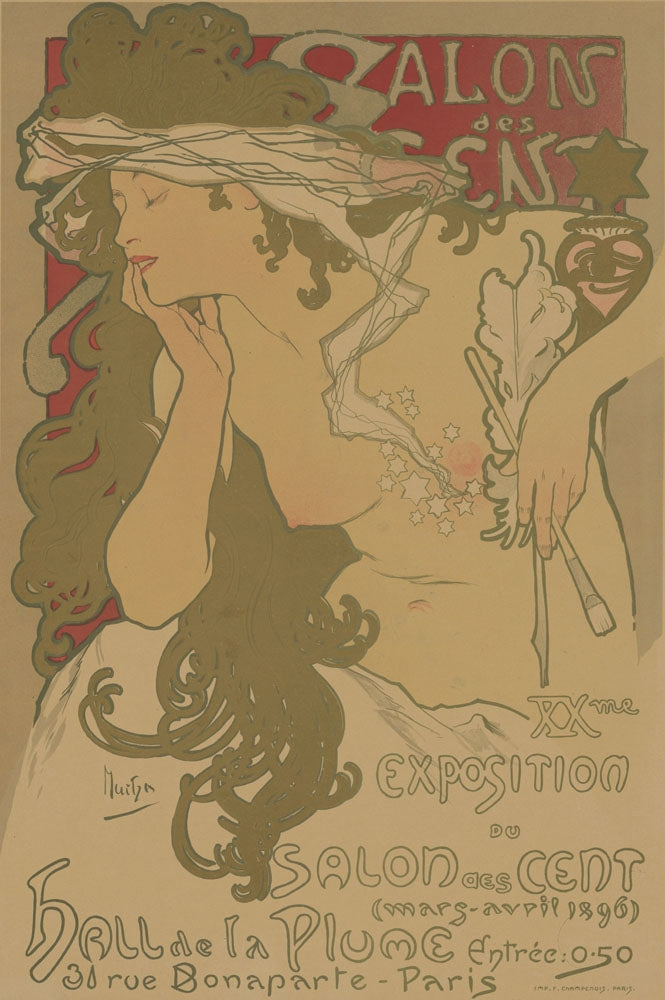 Salon des Cent – 20th Exhibition - by Alphonse Mucha