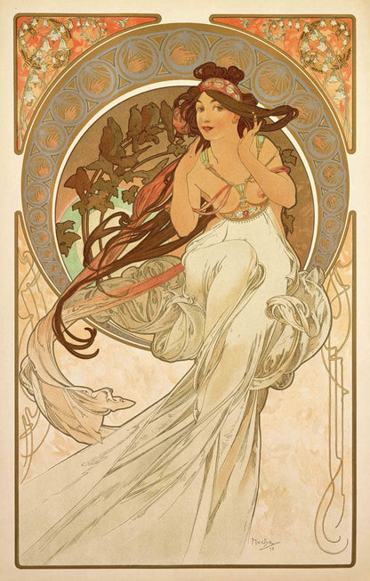 As Artes – Música - by Alphonse Mucha