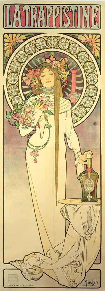 La Trappistine - by Alphonse Mucha