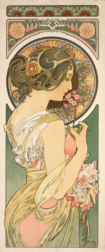 Primavera - by Alphonse Mucha