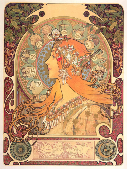 Zodíaco - by Alphonse Mucha