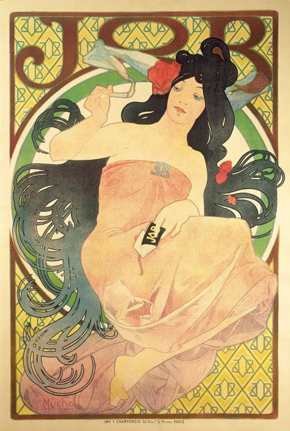 Poster "JOB" - by Alphonse Mucha