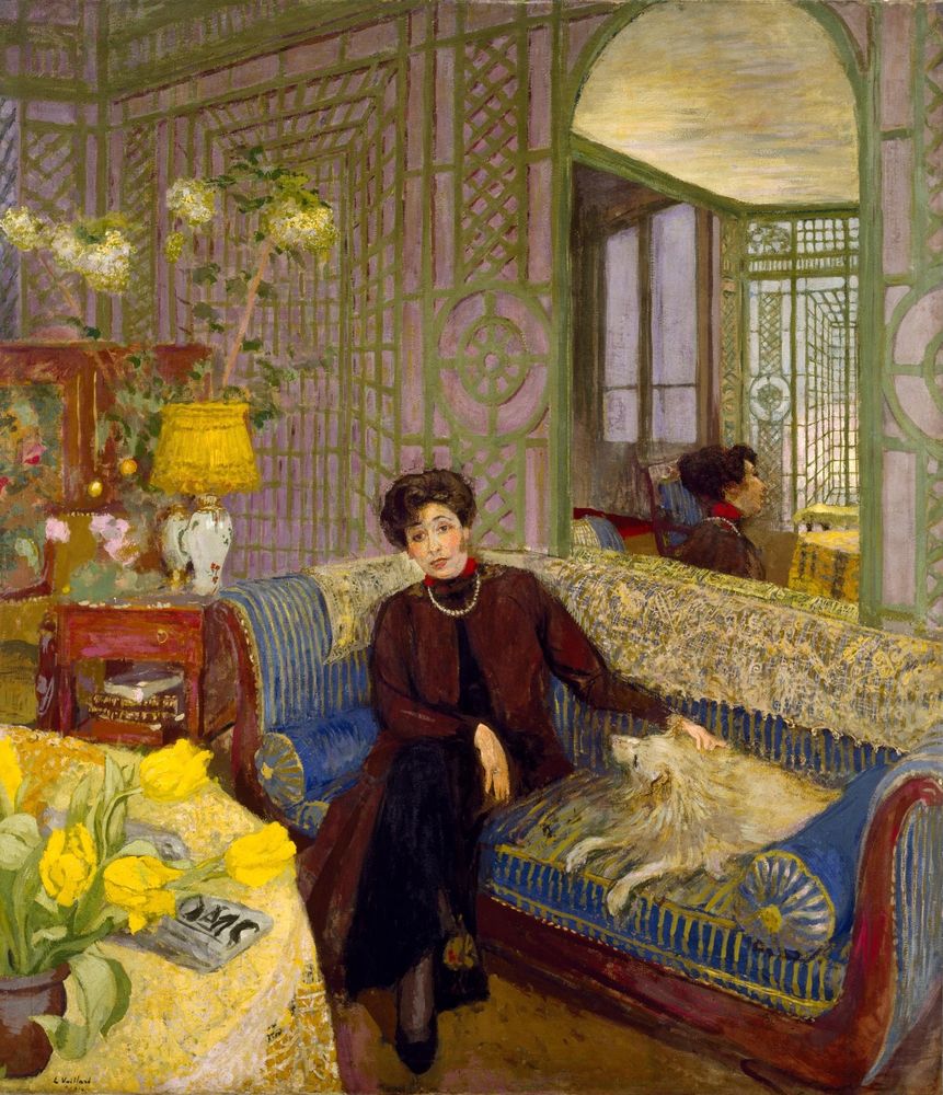 Marcelle Aron (Madame Tristan Bernard) - by Édouard Vuillard