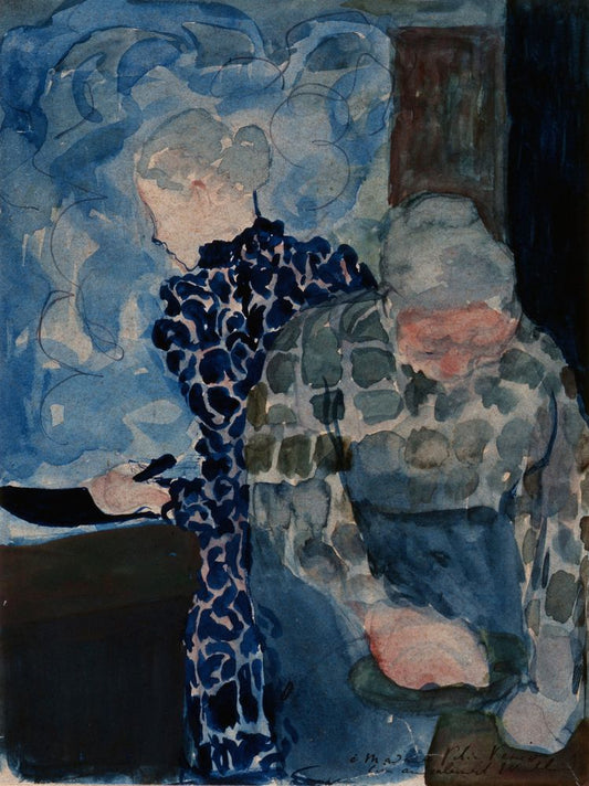 Deux Femmes dans Interieur - by Édouard Vuillard