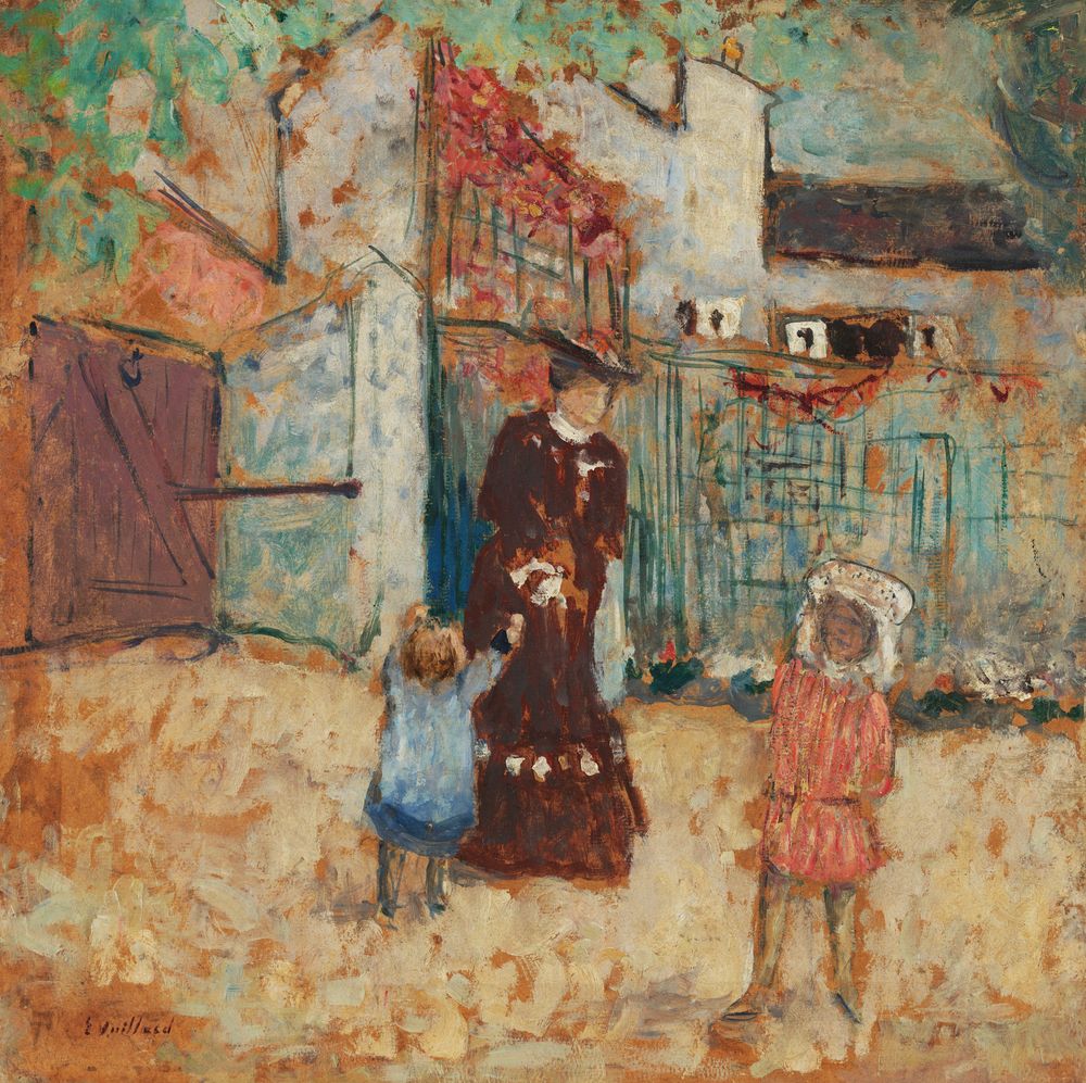 Woman and Children - by Édouard Vuillard