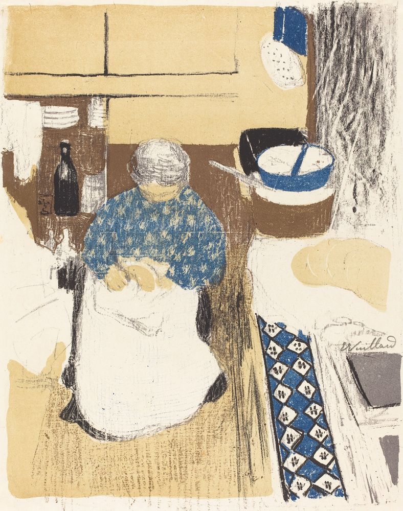 The Cook (La cuisiniere) - by Édouard Vuillard