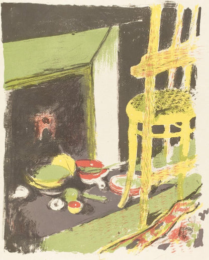 The Hearth (L'atre) - by Édouard Vuillard