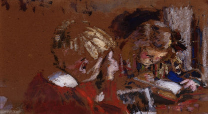 Children Reading - by Édouard Vuillard