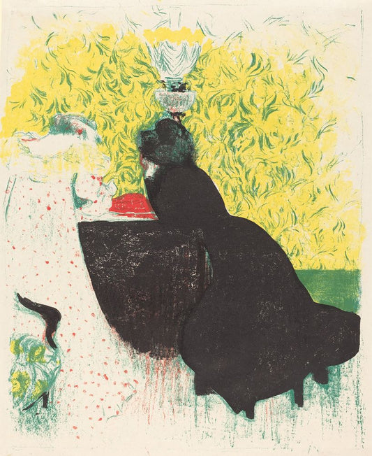 Two Sisters-in-Law (Les deux belles-soeurs) - by Édouard Vuillard