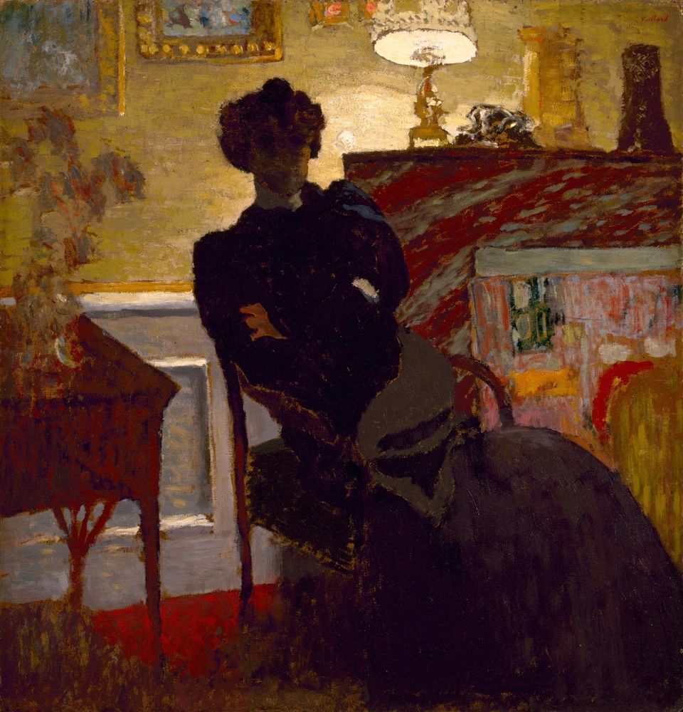 Madame Hessel at Home - by Édouard Vuillard