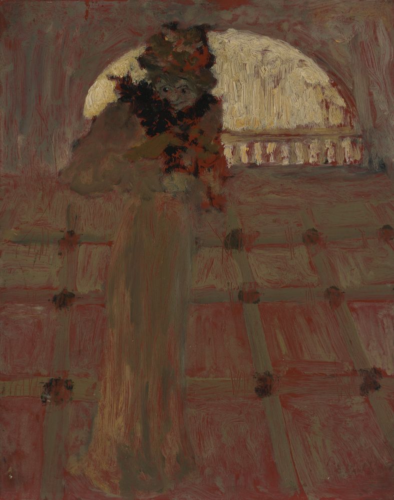 A l'Opéra [At the Opera] - by Édouard Vuillard