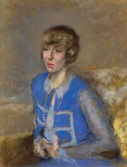 Woman in Blue - by Édouard Vuillard