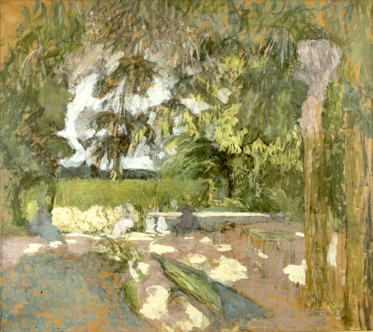 La Divette, Cabourg, by the river - by Édouard Vuillard