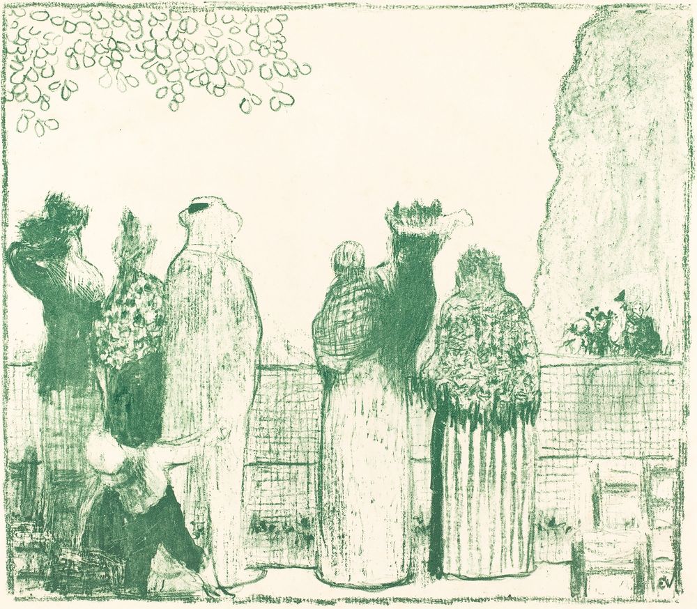 The Tuileries Gardens - by Édouard Vuillard