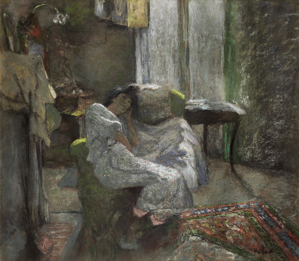 Ritratto della signora Hessel - by Édouard Vuillard