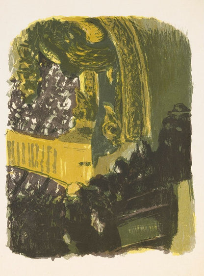 Une Galerie au Gymnase - by Édouard Vuillard