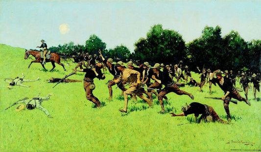 The Charge of the Rough Riders - by Frederic Remington