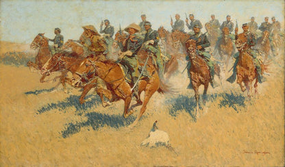 On the Southern Plains - by Frederic Remington