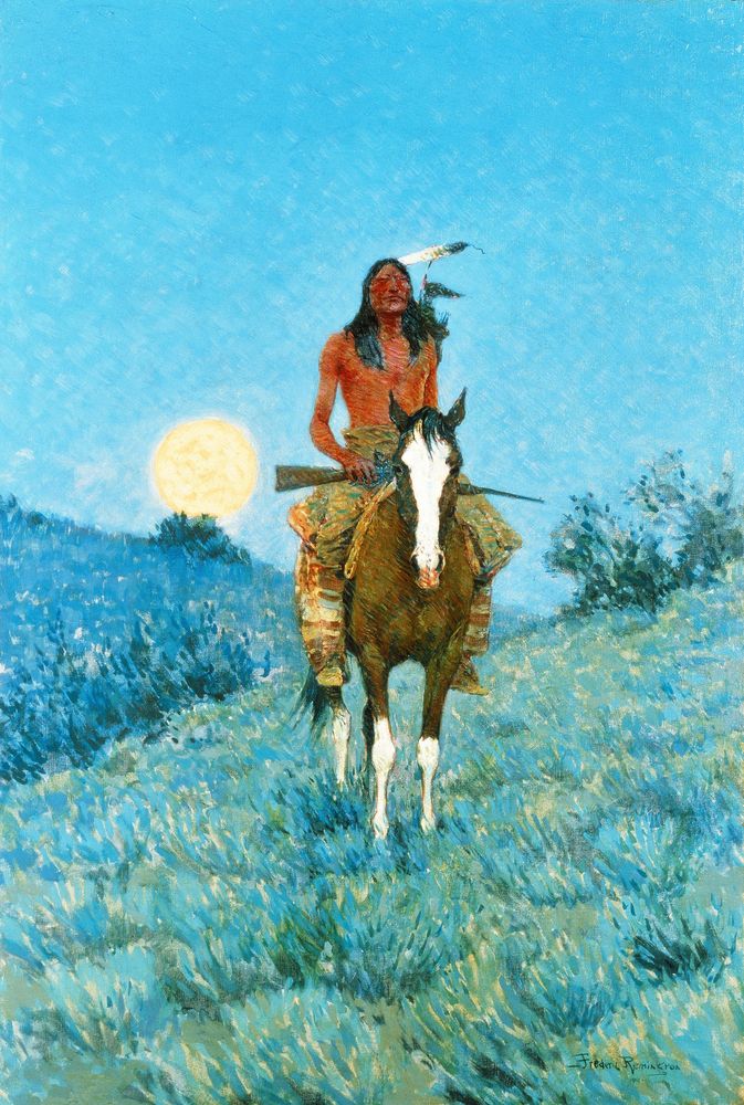 The Outlier - by Frederic Remington