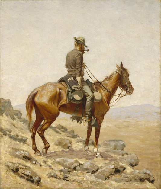 The Lookout - by Frederic Remington