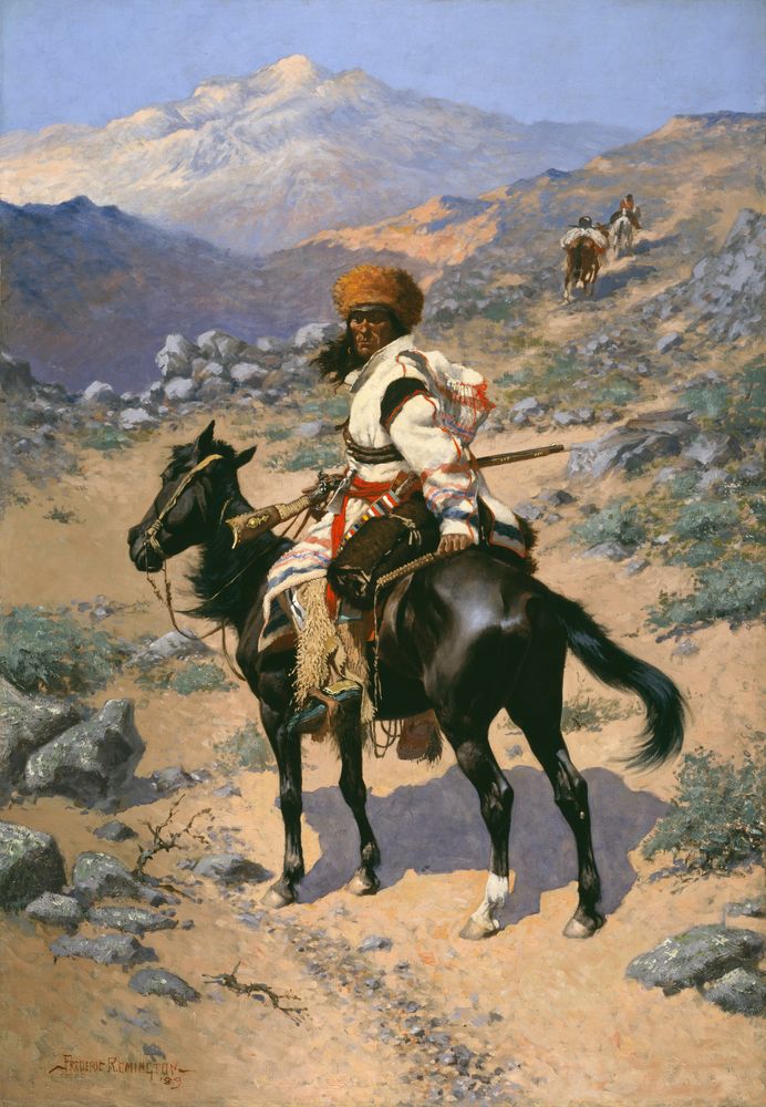 An Indian Trapper - by Frederic Remington