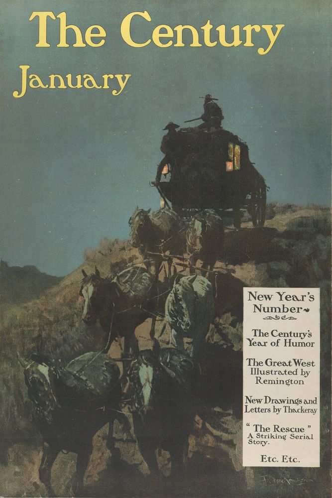 The Century: New Year's Number, January - by Frederic Remington