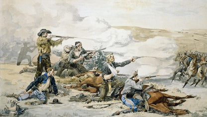 Battle of Beecher's Island - by Frederic Remington