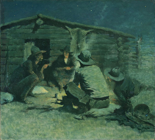 Untitled (posssibly The Cigarette) - by Frederic Remington