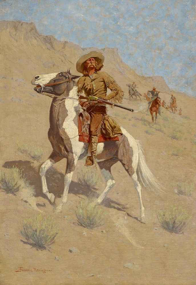 The Scout - by Frederic Remington