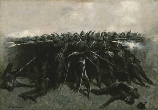 The Infantry Square - by Frederic Remington