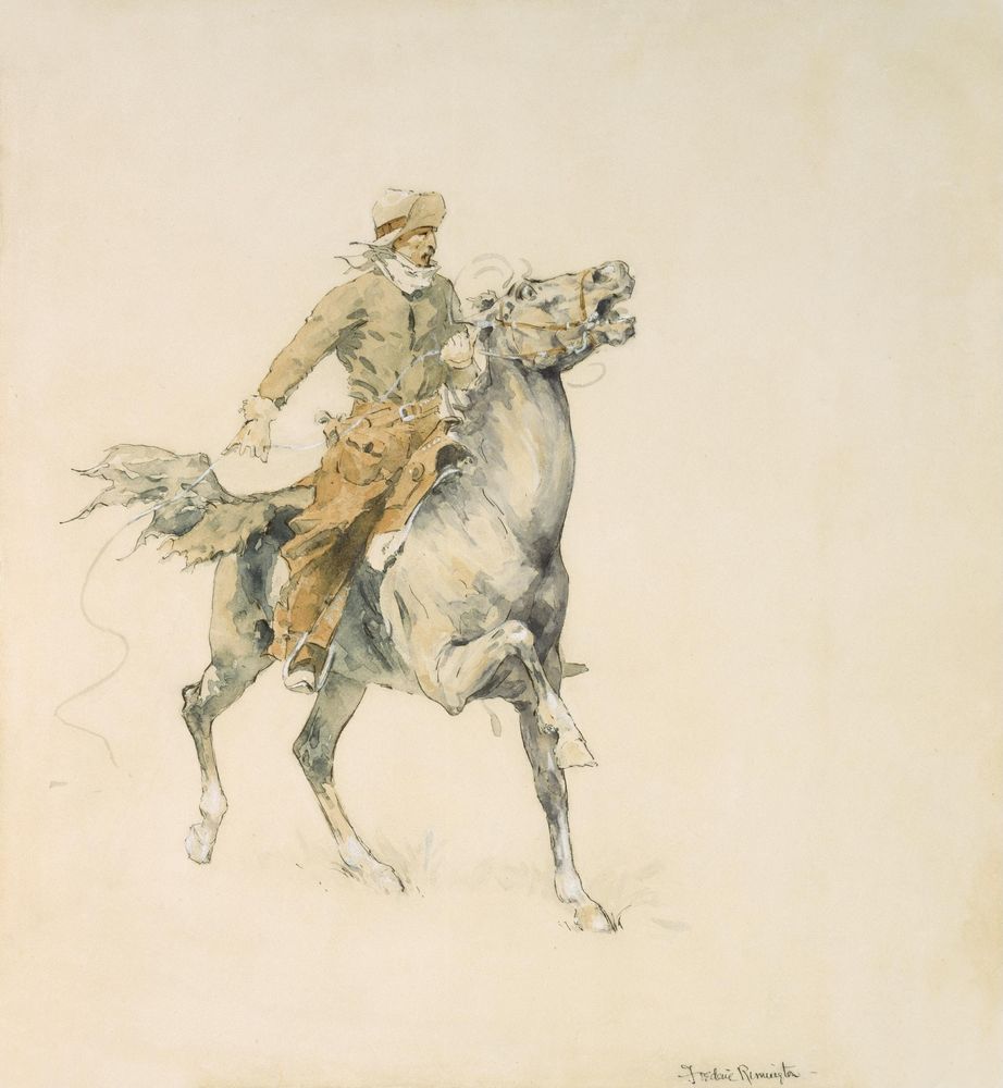 The Cowboy - by Frederic Remington