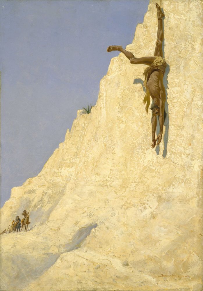 The Transgressor - by Frederic Remington