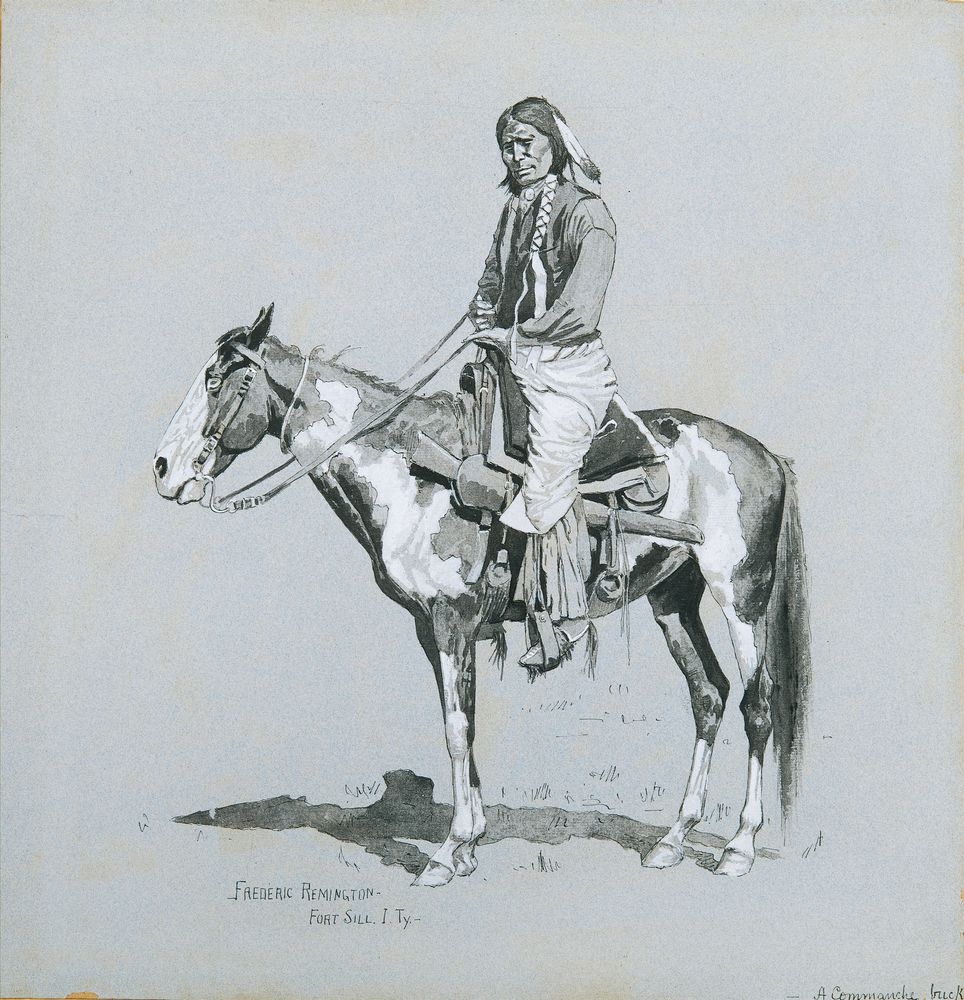 A Comanche - by Frederic Remington