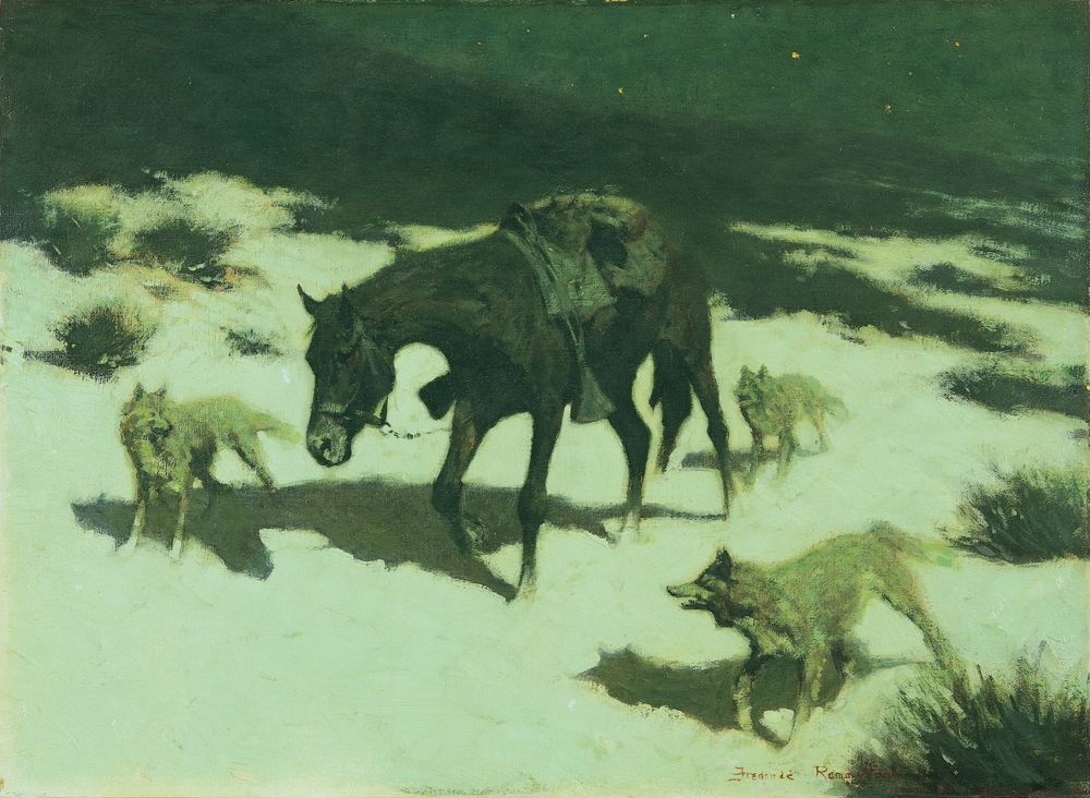 The Last March - by Frederic Remington