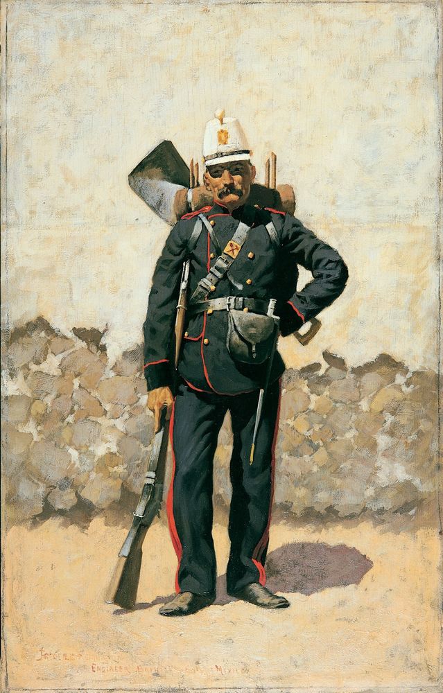 Full-Dress Engineer - by Frederic Remington