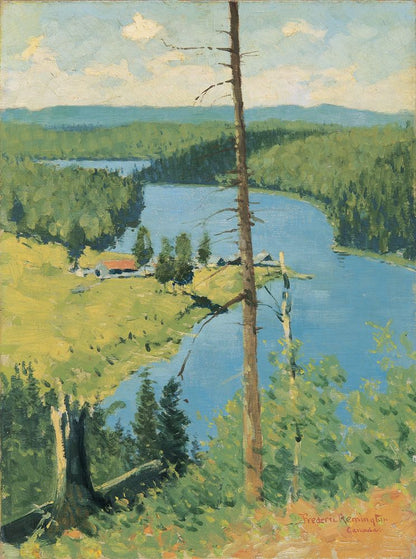 The Moose Country - by Frederic Remington