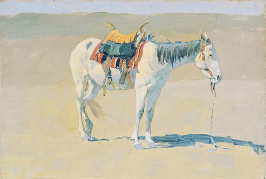 Study for Squaw Pony - by Frederic Remington