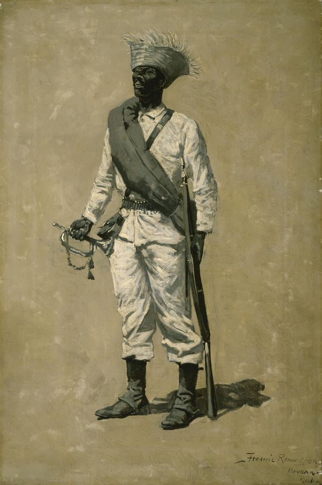 One of Gomez' Men - by Frederic Remington