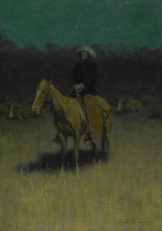 Cowpuncher's Lullaby - by Frederic Remington