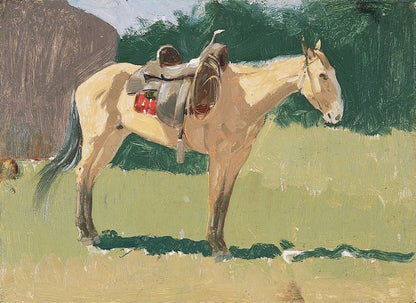 Untitled horse study 3 - by Frederic Remington