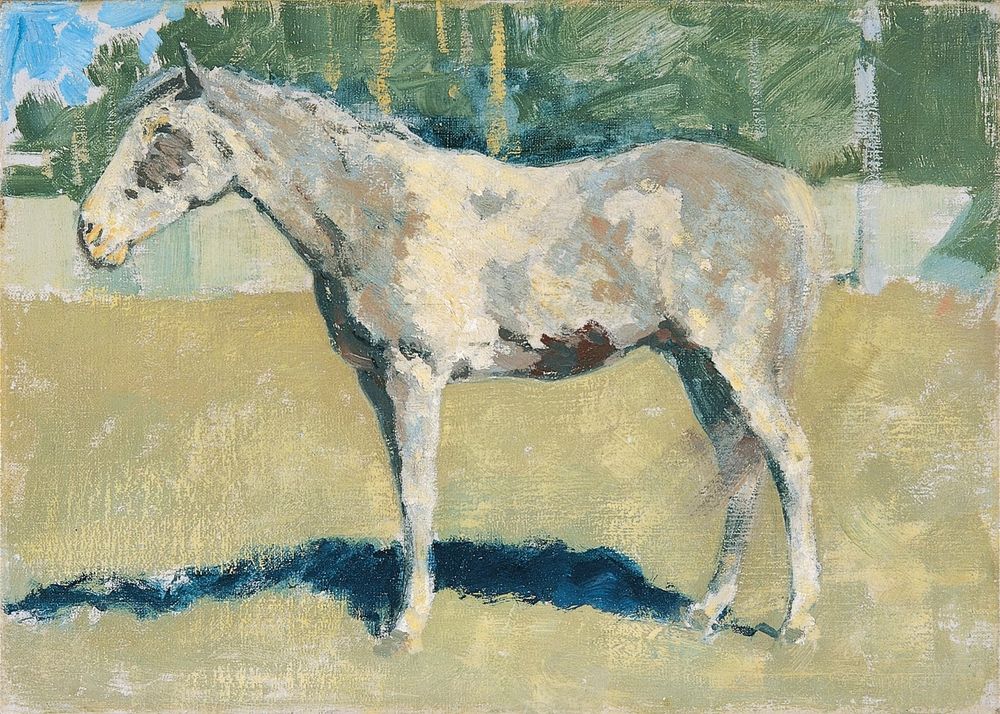 Untitled horse study 8 - by Frederic Remington